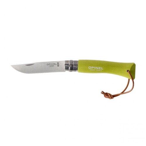 Noz składany Opinel Colorama 07 inox grab limonkowy