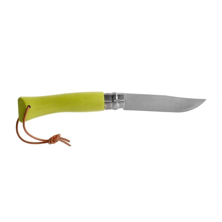 Noz składany Opinel Colorama 07 inox grab limonkowy