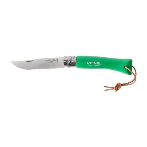 Noz składany Opinel Colorama 07 inox grab zielony