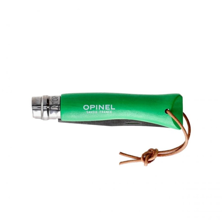 Noz składany Opinel Colorama 07 inox grab zielony