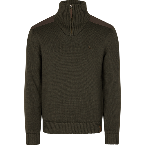 Sweter Meski Seeland Haze Windbreaker Knit z membrana Grizzly Brown