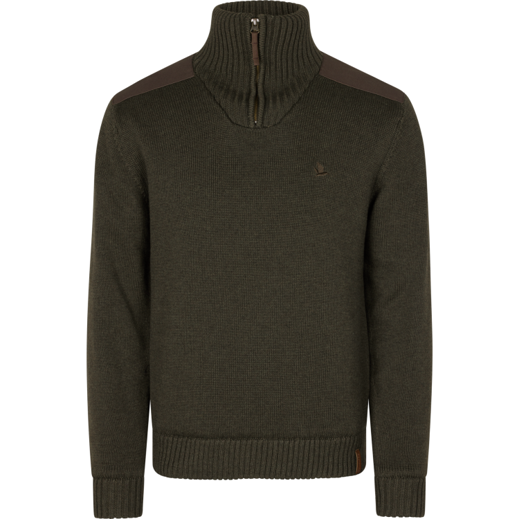 Sweter Meski Seeland Haze Windbreaker Knit z membrana Grizzly Brown