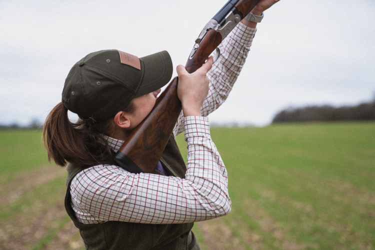 Koszula Damska Seeland Kerry Shooting Cabernet/Blue Check