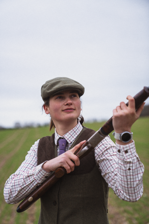 Koszula Damska Seeland Kerry Shooting Cabernet/Blue Check