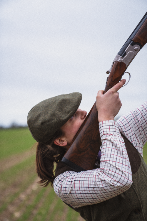 Koszula Damska Seeland Kerry Shooting Cabernet/Blue Check