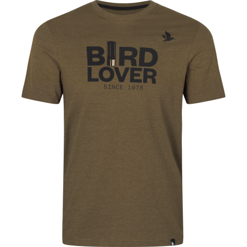 T-shirt-Meski-Seeland-Bird-Lover-Dark-Olive-Melange