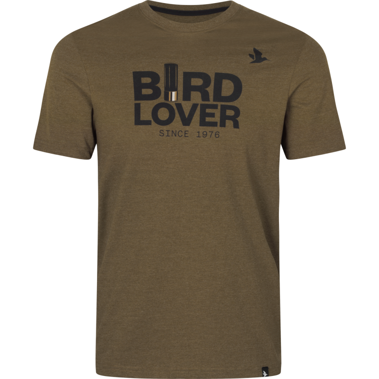 T-shirt-Meski-Seeland-Bird-Lover-Dark-Olive-Melange