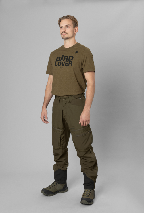 T-shirt-Meski-Seeland-Bird-Lover-Dark-Olive-Melange