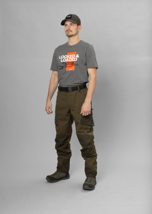 T-shirt-Meski-Seeland-Loaded-Grey-Melange