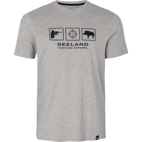 T-shirt-Meski-Seeland-Lanner-Dark-Grey-Melange