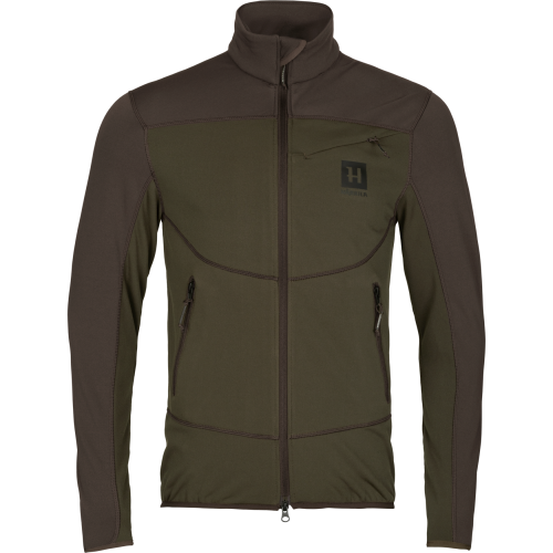Bluza polarowa Meska Harkila Olaf Willow Green Shadow Grey