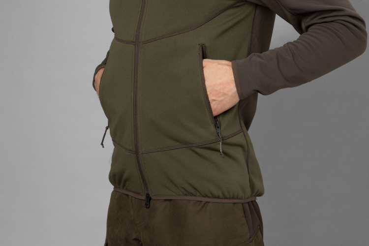 Bluza polarowa Meska Harkila Olaf Willow Green Shadow Grey