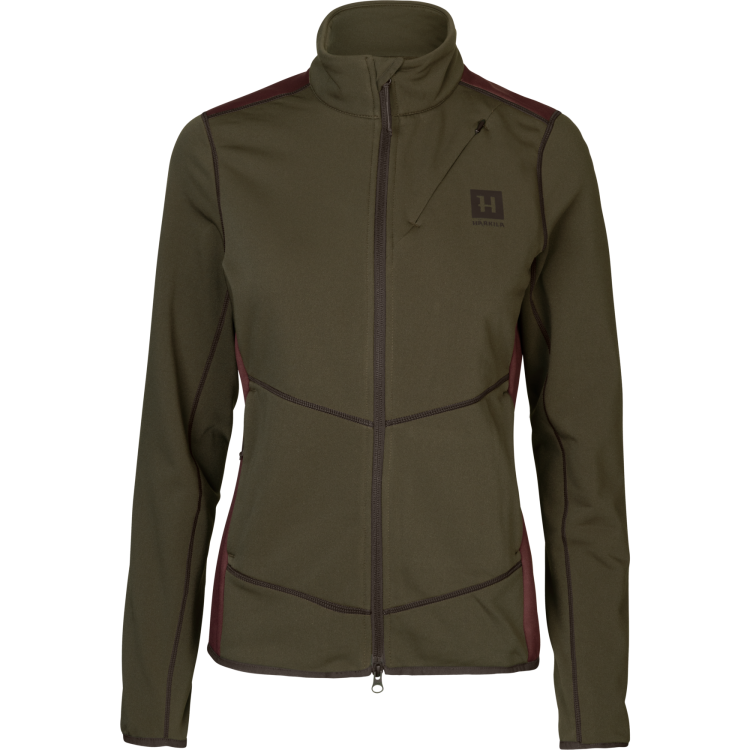 Bluza polarowa Damska Harkila Oda Willow Green