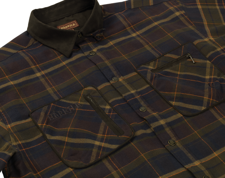 Koszula Męska Pajala Harkila Mellow brown check