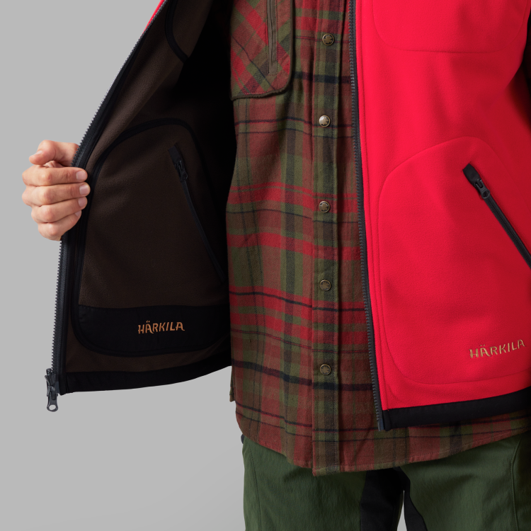 Kamizelka Męska dwustronna Harkila Kamko Brown Red