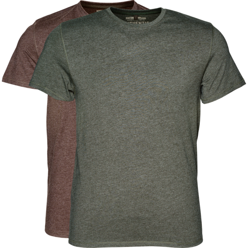 T-shirt-Meski-2-pack-Seeland-Basic-Moose brown