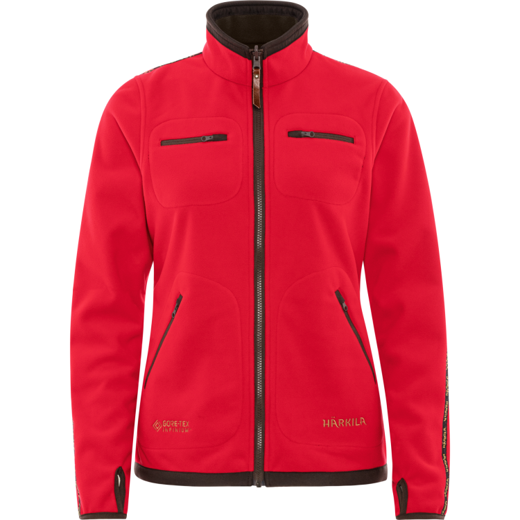 Dwustronny polar Damski Harkila Kamko Brown/Red