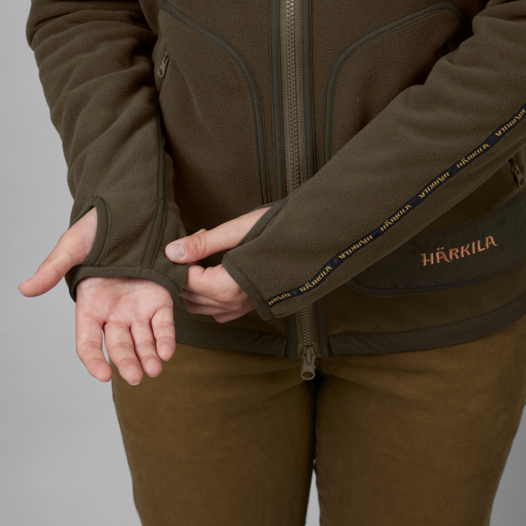 Dwustronny polar Damski Harkila Kamko Brown/Red