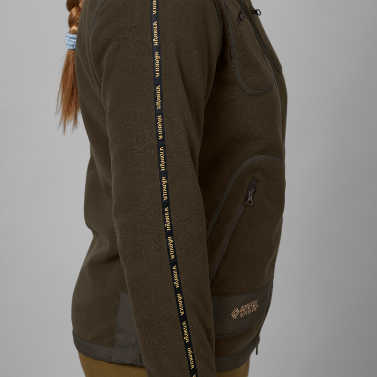 Dwustronny polar Damski Harkila Kamko Brown/Red