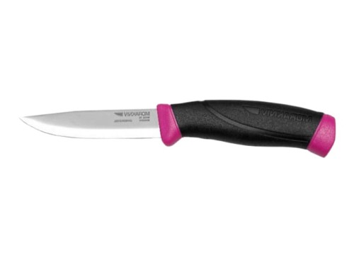 Noz Morakniv Companion rozowy stal nierdzewna