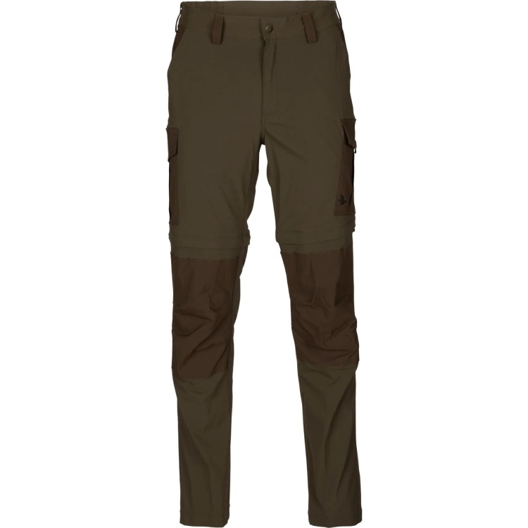 Spodnie-Meskie-Seeland-2w1-Birch-Zip-off-Green-Brown