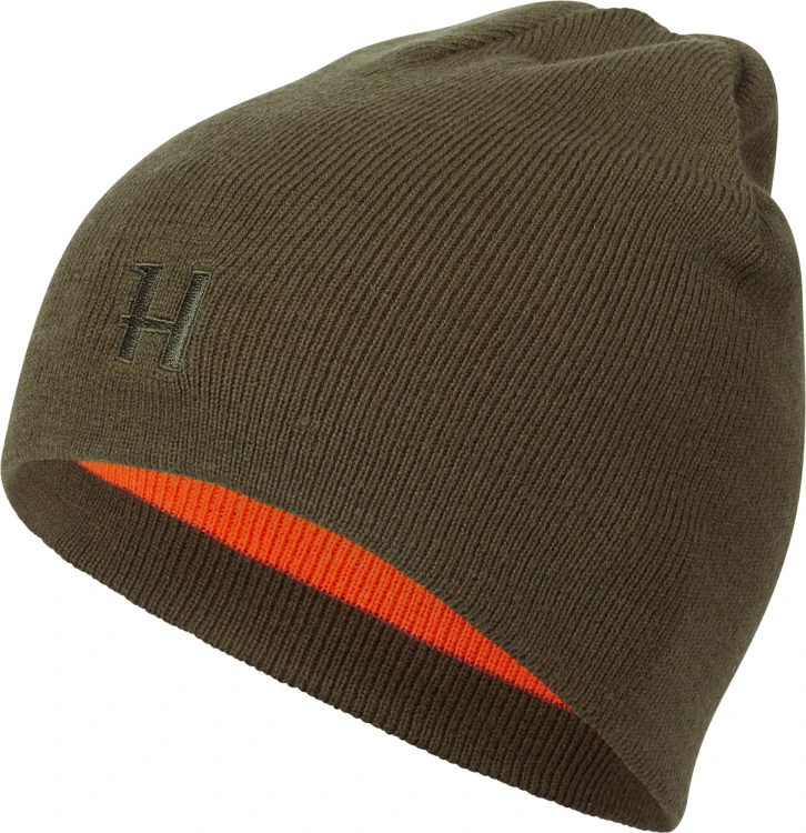 Dwustronna-czapka-Harkila-Willow-green-Orange-na-zbiorowki