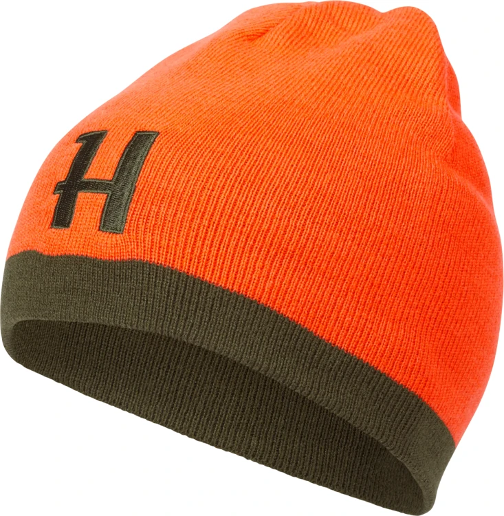 Dwustronna-czapka-Harkila-Willow-green-Orange-na-zbiorowki