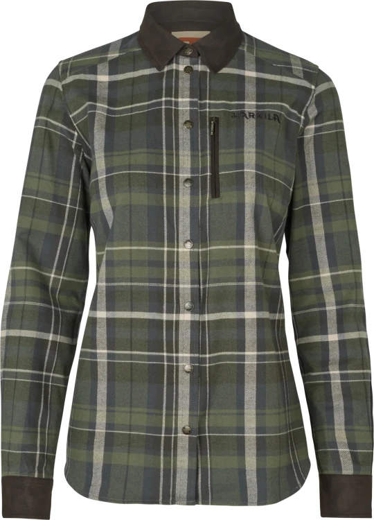 Koszula Damska Pajala Harkila Olive check