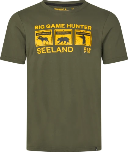 T-shirt-Meski-Seeland-Caution-Grape-leaf