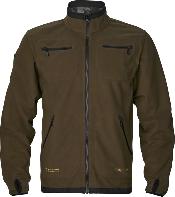 Kurtka polarowa Meska Harkila Kamko NOCTYX WSP AXIS MSP®Black Willow green