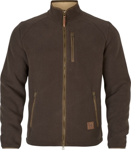 Kurtka polarowa Meska Harkila Sandhem sherpa Demitasse brown