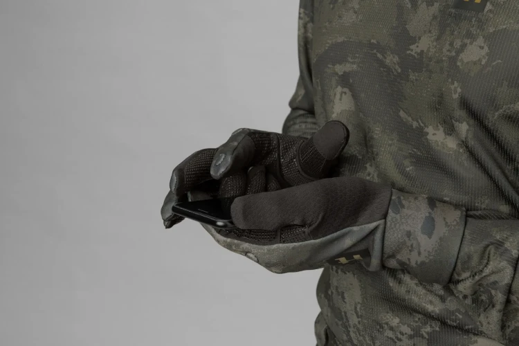 Rekawiczki Harkila NOCTYX camo fleece AXIS MSP Black