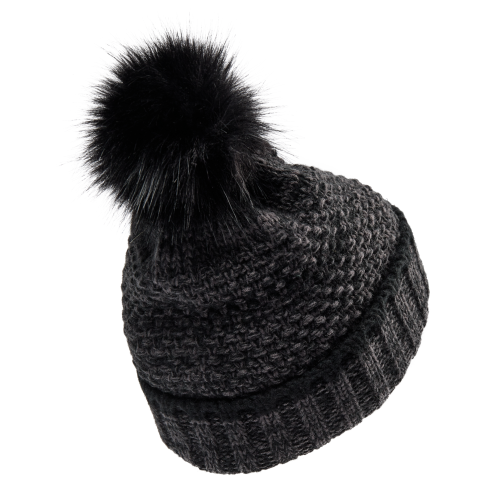 Czapka-DEERHUNTER-Lady-Knitted-Black-6486-999