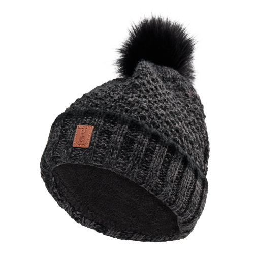 Czapka-DEERHUNTER-Lady-Knitted-Black-6486-999
