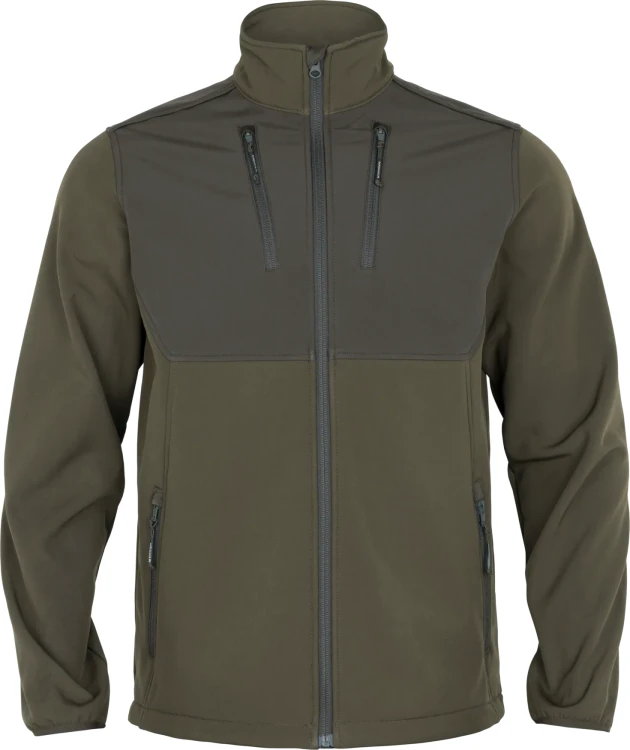 Kurtka Meska Harkila Scandinavian softshell Willow green Shadow brown