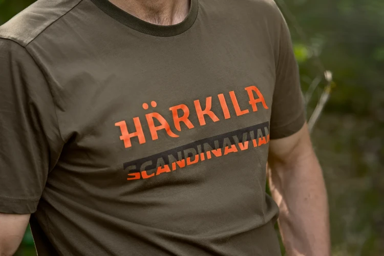 T-shirt Meski Harkila Scandinavian Grape leaf