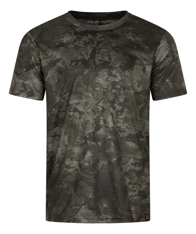 T-shirt Meski Harkila NOCTYX camo AXIS MSP Black Black