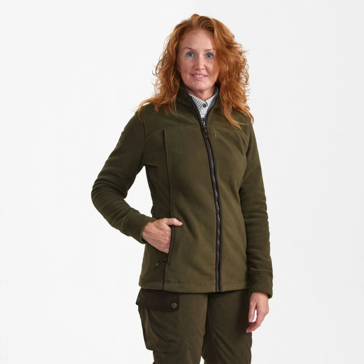 Polar-Damski-DEERHUNTER-Lady-Eagle-Fleece-Tarmac-Green