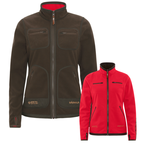 Dwustronny polar Damski Harkila Kamko Brown/Red