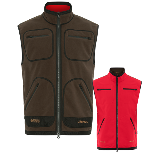 Kamizelka Męska dwustronna Harkila Kamko Brown Red