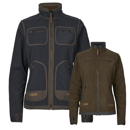 Dwustronny polar Damski Harkila Kamko Willow green Deep well