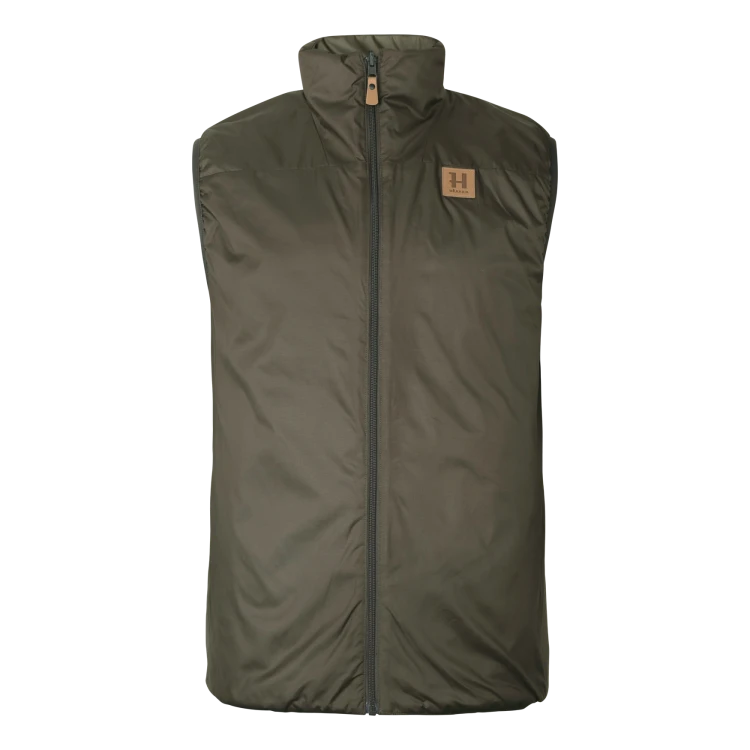 Kamizelka Męska dwustronna Härkila Kalix HSP Willow green/Shadow brown