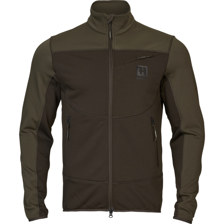 Bluza polarowa meska Harkila Olaf Shadow Brown Forest night
