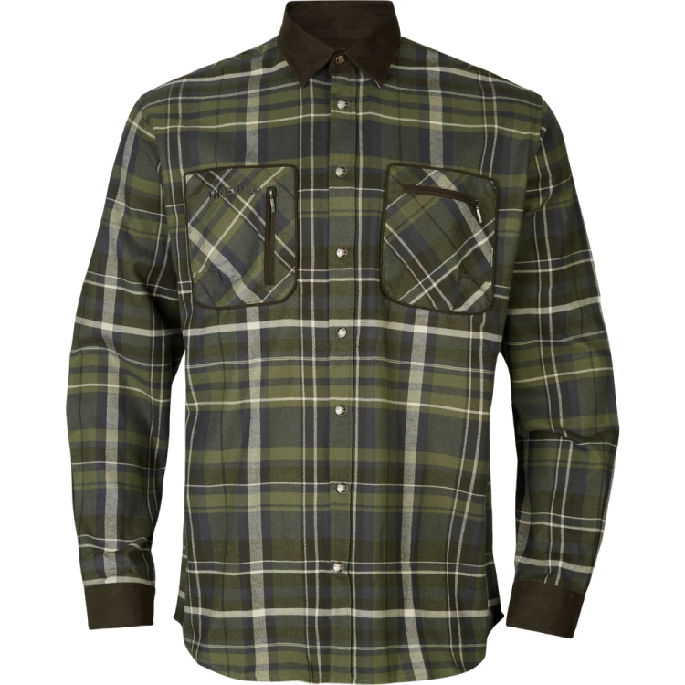 Koszula Meska Pajala Harkila Olive check