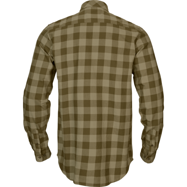 Koszula Męska Harkila Scandinavian Dark olive check - obrazek 2