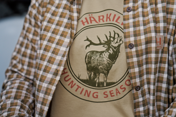 T-shirt Damski Harkila Stag Badge - obrazek 3