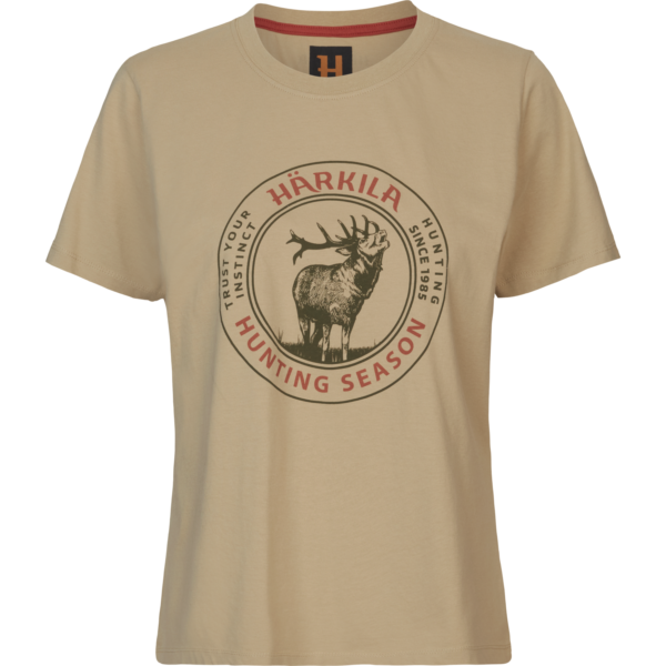 T-shirt Damski Harkila Stag Badge